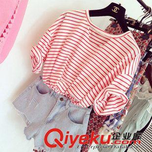 7月5日新款 2015夏季新款 韓版女裝 中長裙套頭寬松腰大擺連衣裙潮