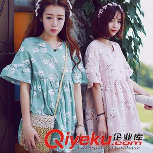 7月5日新款 2015夏裝新款 韓版潮 時(shí)鐘圖案 燙鉆顯瘦t恤 女
