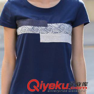 T恤 2015新款韓范短袖T恤女夏裝新款大碼女裝韓版寬松印花學(xué)生衣原始圖片3