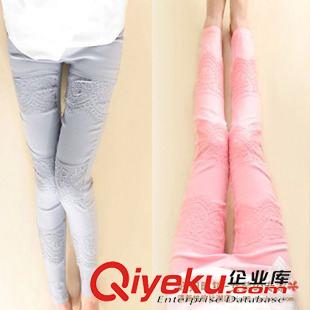 打底褲 春季新款顯瘦休閑打底褲 彈力小腳鉛筆長褲女格子女下長褲爆