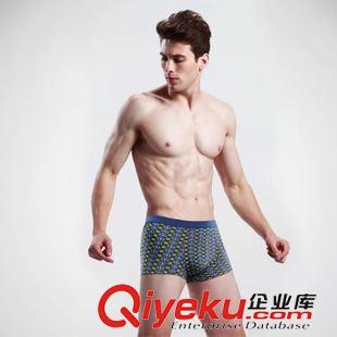 竹纖維男士內褲 一件代發 竹纖維男士平角褲 大碼舒適透氣性感內褲 廠家批發直銷原始圖片2