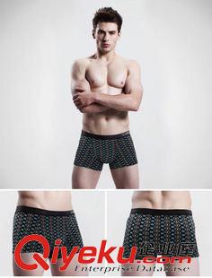 竹纖維男士內褲 一件代發 竹纖維男士平角褲 大碼舒適透氣性感內褲 廠家批發直銷原始圖片3