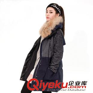 9.6 帶真大毛領(lǐng)娜娜女神的新衣同款女式羽絨服NANA明星中長(zhǎng)款加厚女裝原始圖片2