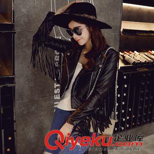 9.10 小皮衣女短款pu機(jī)車夾克春裝歐洲站外套上衣2015秋季新品a973#