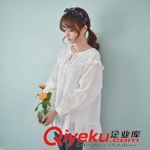 8.15 牛仔寬松顯瘦長袖連衣裙襯衫裙大碼娃娃裙2015秋季女裝韓國a772#