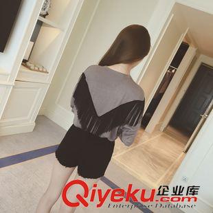 【毛衣】 蝙蝠袖五角星流蘇圓領(lǐng)針織衫上衣女2015秋裝韓國百搭新款a870#原始圖片3