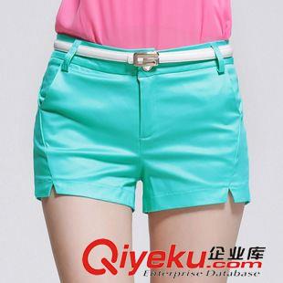 短褲/半身裙/長褲 實拍2015新款熱褲休閑短褲女 顯瘦三分女褲百搭褲子潮原始圖片3