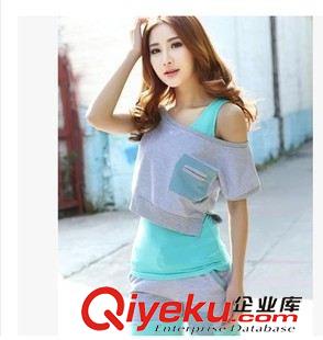 休閑 、運(yùn)動(dòng)套裝 實(shí)拍2015夏裝新款休閑套裝女裝時(shí)尚短裙運(yùn)動(dòng)服夏天女款運(yùn)動(dòng)套裝