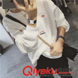 9-18上新 XB 刺繡勛章 超NB的寬松款套頭圓領大衛衣 黑白2色 特女裝 潮原始圖片2