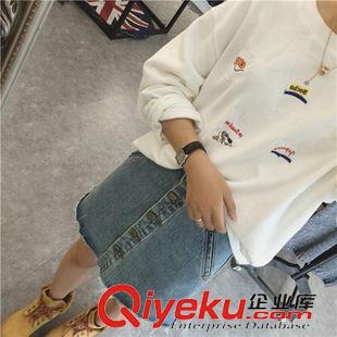 9-18上新 XB 刺繡勛章 超NB的寬松款套頭圓領大衛衣 黑白2色 特女裝 潮原始圖片3