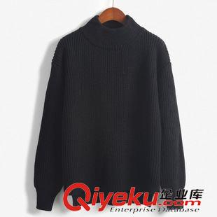 短款毛衣/外套 XB 韓國新款顯瘦長袖加厚套頭打底半高領(lǐng)毛衣韓版打底保暖加厚女原始圖片2