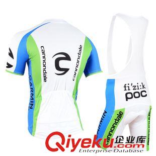 背帶短袖套裝 2015garmin-cannondale佳明佳能戴爾騎行服背帶短套裝速干衣褲