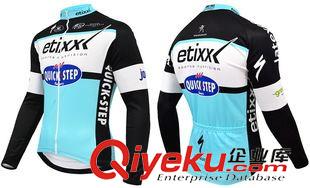 長袖套裝 2015 Etixx Quickstep自行車騎行服長袖套裝戶外運動速干健身衣褲原始圖片3