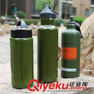 軍迷戶外水壺 批發(fā)不銹鋼大容量真空水壺旅游野營(yíng)登山水壺 開水瓶車載熱水壺1L原始圖片2