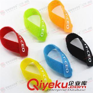 T型扎帶/綁帶 *T形魔術(shù)貼扎帶 粘扣扎帶廠家 批發(fā)定做彩色魔術(shù)扎帶原始圖片3