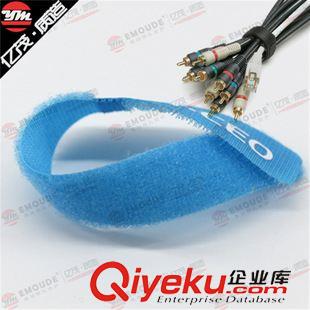 絲印LOGO魔術貼綁帶 廠家定制 環保尼龍魔術貼一字行李打包綁帶 貨物捆綁帶 旅行綁帶