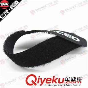 絲印LOGO魔術貼綁帶 尼龍魔術貼電線扎帶 捆綁帶魔術貼電線扎帶廠家定制彩色電線扎帶原始圖片3