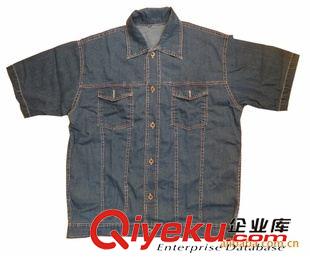 工衣.工作服 夏裝短袖牛仔服 藍色牛仔服原始圖片2