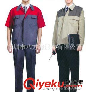 工衣.工作服 夏裝短袖牛仔服 藍色牛仔服