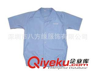 工衣.工作服 深圳訂做秋季短袖工作服 廠服 純棉工作服 滌棉工作服原始圖片2