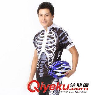 騎行服短袖套裝 BAT FOX 騎行服夏季短袖套裝男 山地車死飛自行車騎行裝備 龍骨原始圖片2