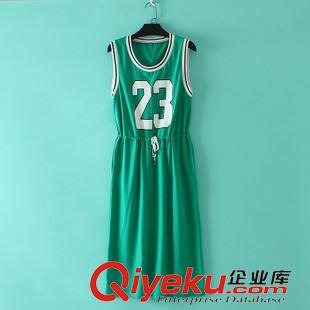 6月16日新品 V363 小青家女裝 夏季新款百搭數(shù)字修身圓領(lǐng)無(wú)袖背心裙中長(zhǎng)連衣裙