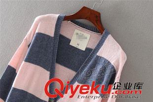 9月16日新品 X515 美國單 秋季新款百搭V領修身中長款長袖女裝外搭針織衫開衫原始圖片3