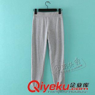 7月20日新品 B708 外貿(mào)女裝 2015秋季新款百搭亮片愛心圖案松緊腰修身長褲子原始圖片2