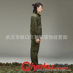 勞保服裝 戶外多兜軍迷套裝海陸空軍訓迷彩服 空降師軍服 純棉工作服汽修服原始圖片3