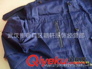 熱銷(xiāo)產(chǎn)品 現(xiàn)貨批發(fā)滌棉藍(lán)卡工作服 海軍藍(lán)冬作訓(xùn) 冬季加厚勞保服 軍訓(xùn)服原始圖片3