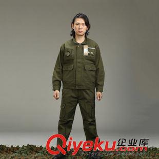 戶外休閑工服 批發軍裝工作服 多功能春秋迷彩套裝多斗戶外休閑服純棉電廠服