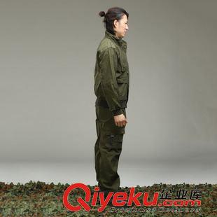 戶外休閑工服 批發(fā)戶外休閑工作服 多斗純棉水洗迷彩軍訓服套裝訓練服軍服軍裝