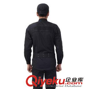 未分類 廠家直銷 新式黑色作訓服  物業保安長袖訓練服套裝原始圖片3
