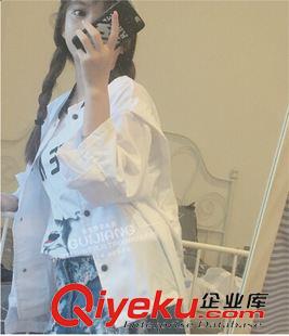 7月29NEW 15秋季新款 韓國東大門學(xué)院風(fēng)九分長袖寬松防嗮外套女上衣原始圖片2