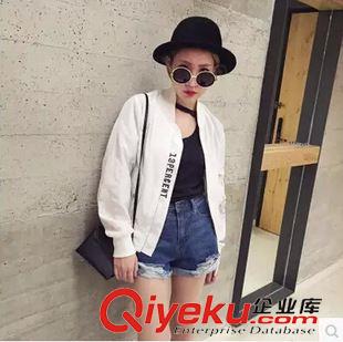 7月5日NEW 率性BF風(fēng) 歐美簡約百搭 黑白 飛行員服棒球服 夾克短外套秋季新款
