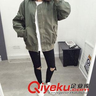 2015年{zx1}春夏款 15秋季新款 韓國東大門學院風卡通男孩印花九分袖寬松T恤女