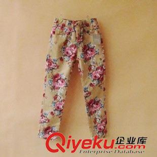 夏季褲子 外貿(mào)童褲 next原單女童彈力小腳褲 純棉印花鉛筆褲 韓版女童長(zhǎng)褲原始圖片2