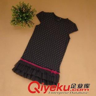 夏季T恤、襯衫 外貿原單童裙 法單prenatal女童裙擺式上衣 嬰幼小童純棉網紗裙原始圖片2
