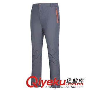 成人沖鋒褲 廠家直銷 愛迪塔仕戶外沖鋒褲可脫式兩件套加絨保暖長褲原始圖片3