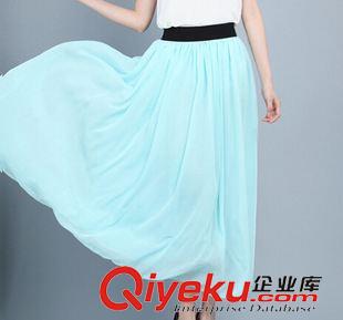 全部寶貝 波西米亞百褶雪紡半身裙夏季仙女 沙灘拖地長(zhǎng)紗裙半身長(zhǎng)裙子批發(fā)原始圖片3
