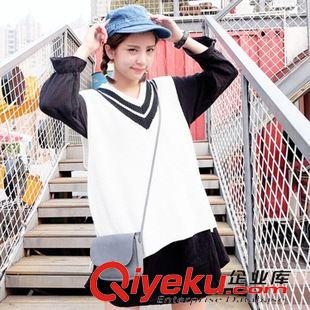 2015年09月18新款 2015韓版秋 季裝新款蘿莉減齡風賣萌必備精美蝴蝶結長袖白襯衫 女