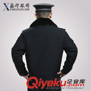 防寒大衣 保安冬執(zhí)勤服 dgndy 物業(yè)保安制服冬裝夾克 廠家批發(fā)原始圖片2