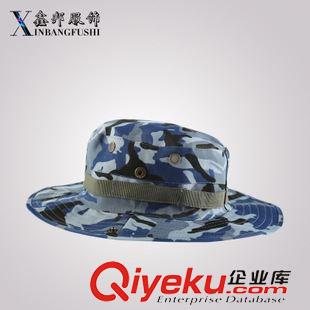 鞋帽配件 叢林迷彩帽 男士帽子 迷彩戶外叢林圓邊帽 戶外休閑原始圖片2