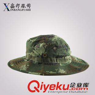 鞋帽配件 叢林迷彩帽 男士帽子 迷彩戶外叢林圓邊帽 戶外休閑原始圖片3