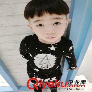 T恤 「孩夢」2015秋季新款兒童星星純棉長袖T恤 韓版打底衫 一件代發(fā)原始圖片2