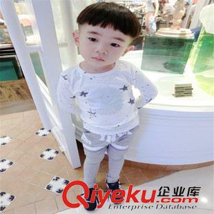 T恤 「孩夢」2015秋季新款兒童星星純棉長袖T恤 韓版打底衫 一件代發(fā)原始圖片3