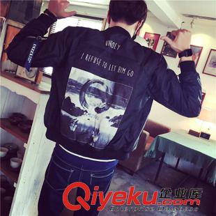 【棉服】 Y215F115*2015冬裝新款港式男式棉衣中長款棉襖徽章軍裝風(fēng)格繡標(biāo)