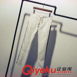 7.04 2015夏裝新款男士拼色休閑麻褲男 電商B249-X019-