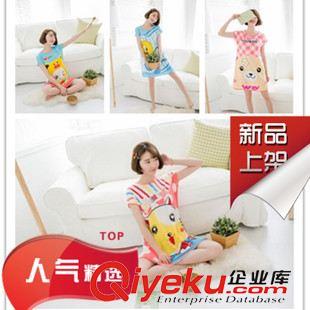 2015夏季 夏季新款可愛(ài)卡通系列睡衣 公主睡裙女夏季大方可愛(ài)睡衣家居服