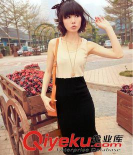4月新款 爆2013春裝新款無袖大碼連衣裙韓版女裝夏季修身打底裙